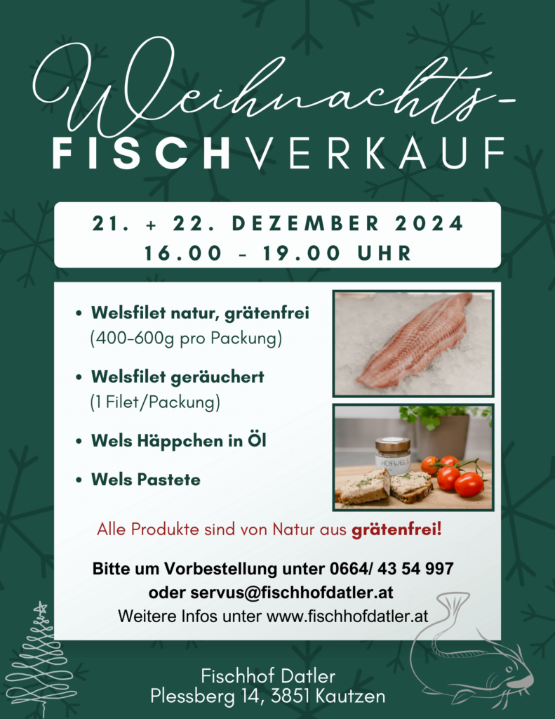 Fischverkauf Weihnachten 2024