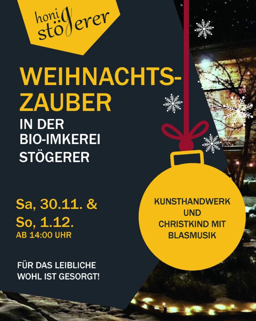 weihnachtszauber bio imkerei stögerer